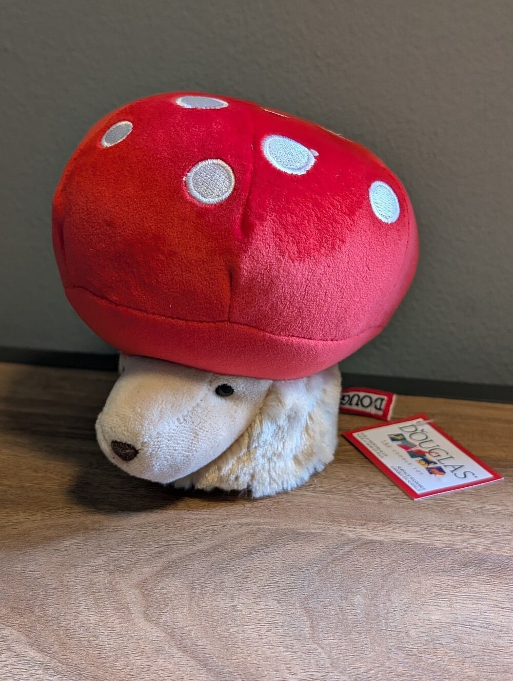Douglas Cuddle Toys Mushroom Hedgehog Macaroon Plush NEW 4727 Retired